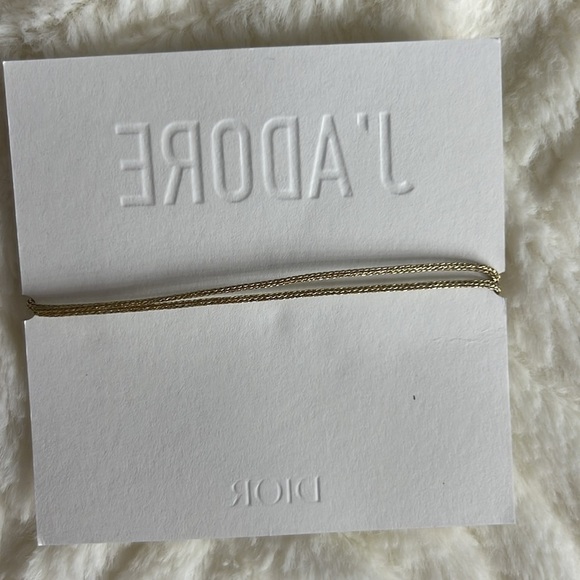 Dior J'Adore Ceramic Charm Bracelet — Gold Tone Adjustable — NWIP - Picture 3 of 4